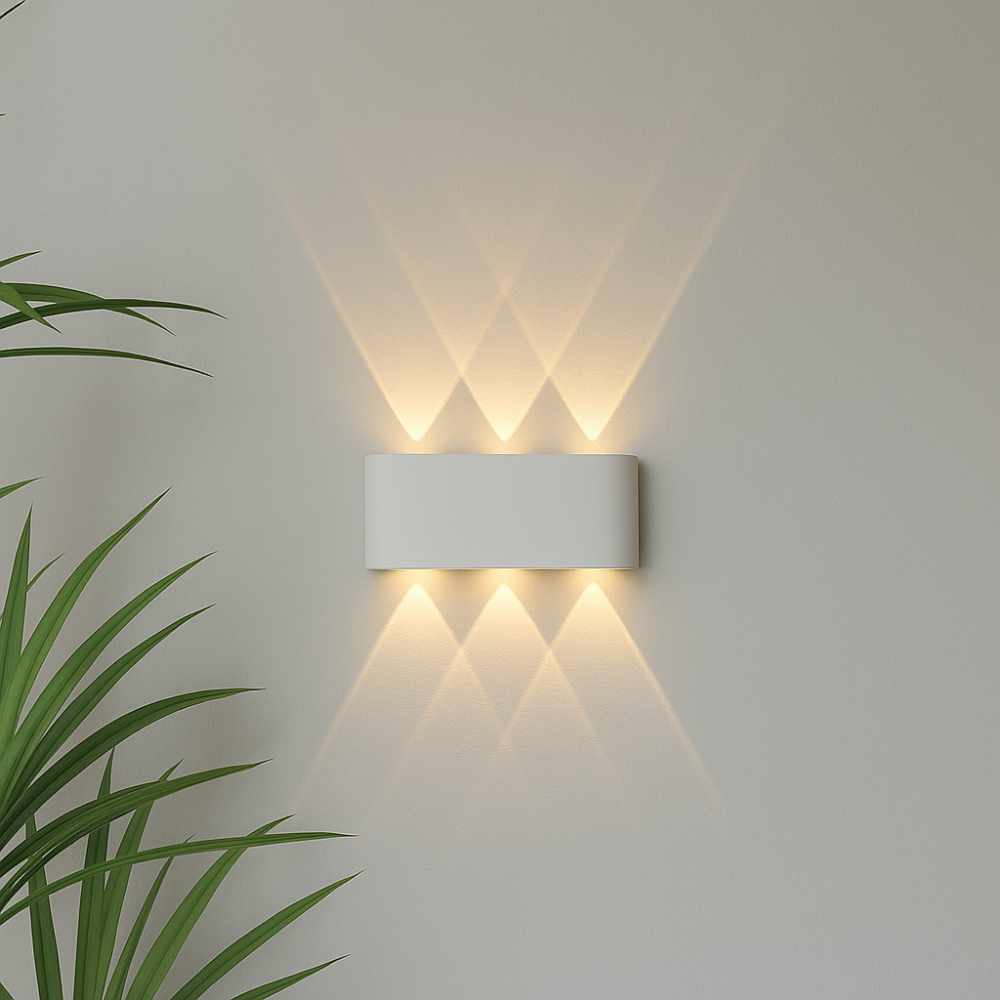 Lisslune | Modern Indoor Outdoor Wall Light – Minimalist LED Fixture