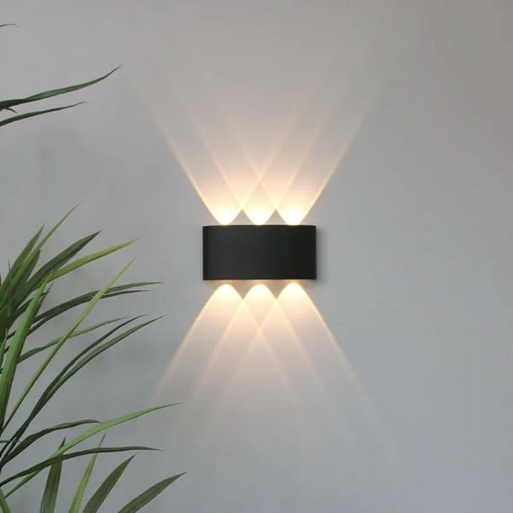 Lisslune | Modern Indoor Outdoor Wall Light – Minimalist LED Fixture