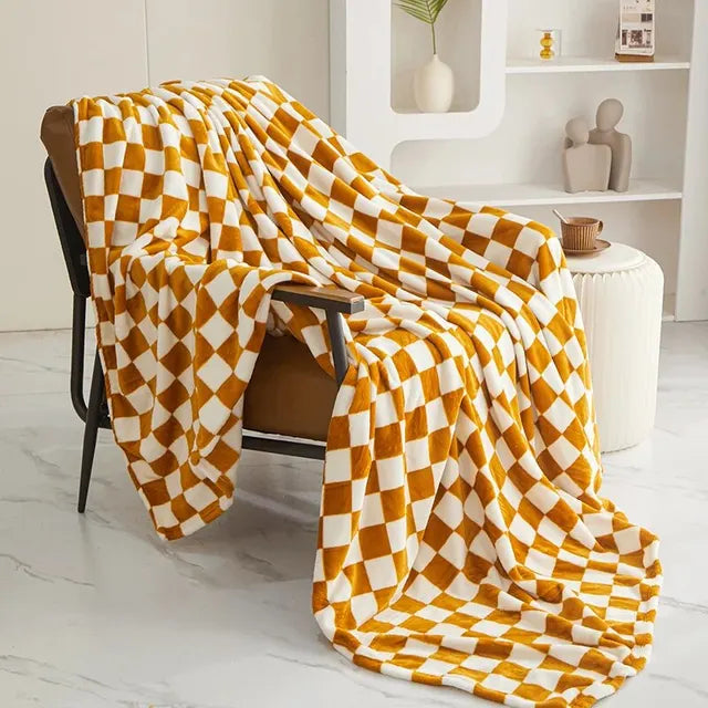 Lisslune | Trendy Chessboard Blanket