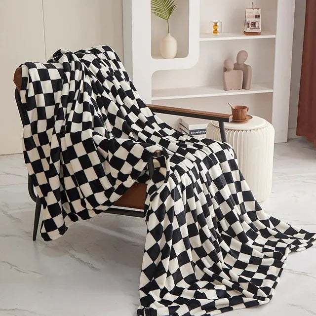 Lisslune | Trendy Chessboard Blanket