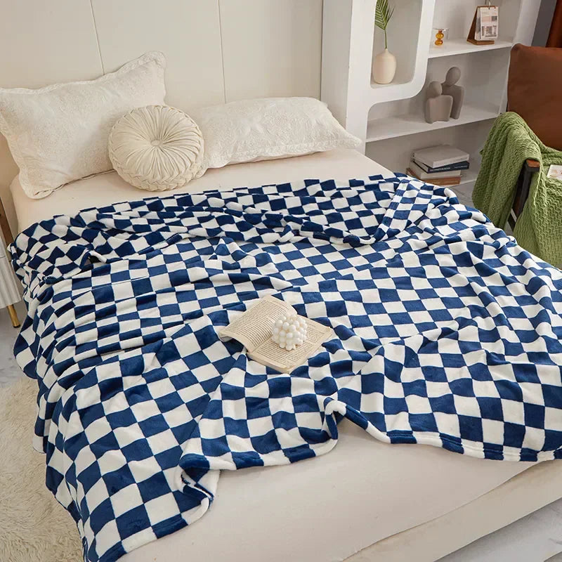 Lisslune | Trendy Chessboard Blanket