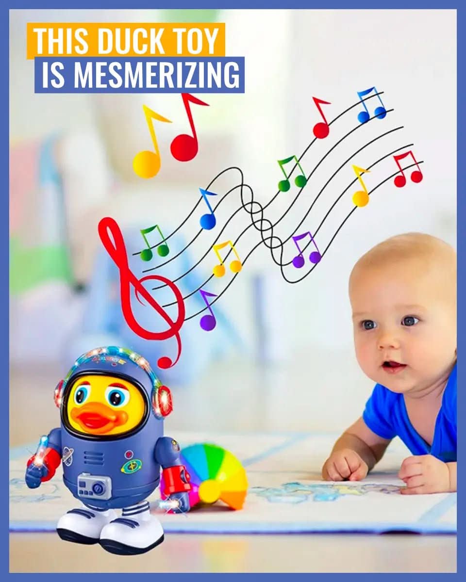 Lisslune | Interactive Dancing Duck Toy with Light & Music