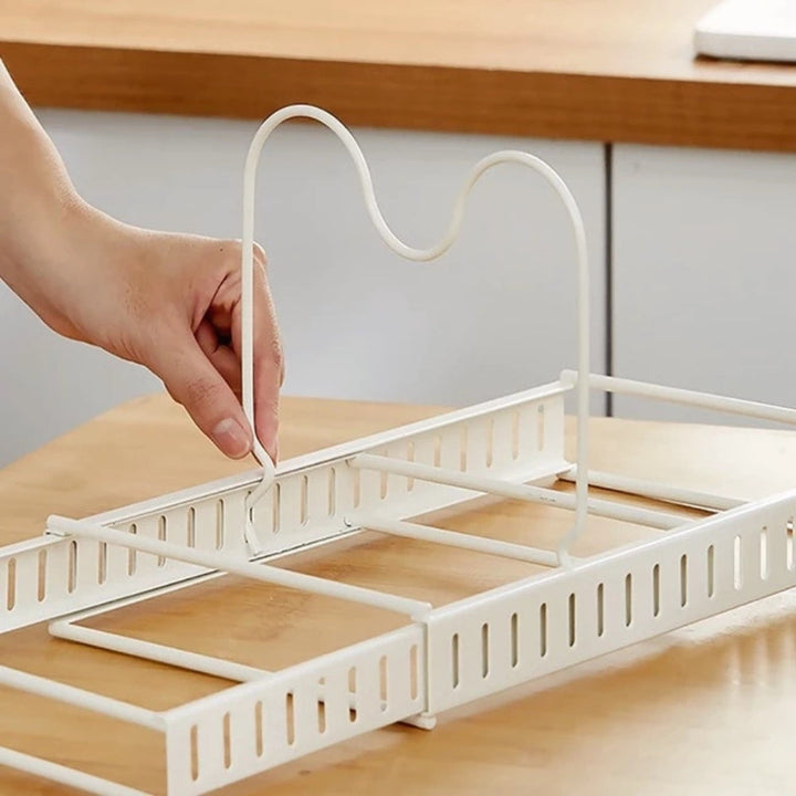 Lisslune | Iron Dish Pot Lid and Utensils Storage Rack
