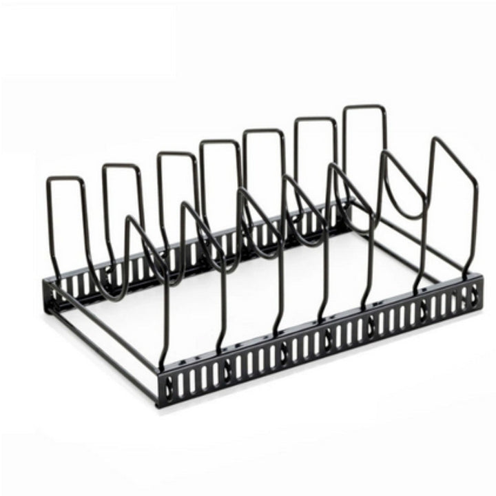 Lisslune | Iron Dish Pot Lid and Utensils Storage Rack