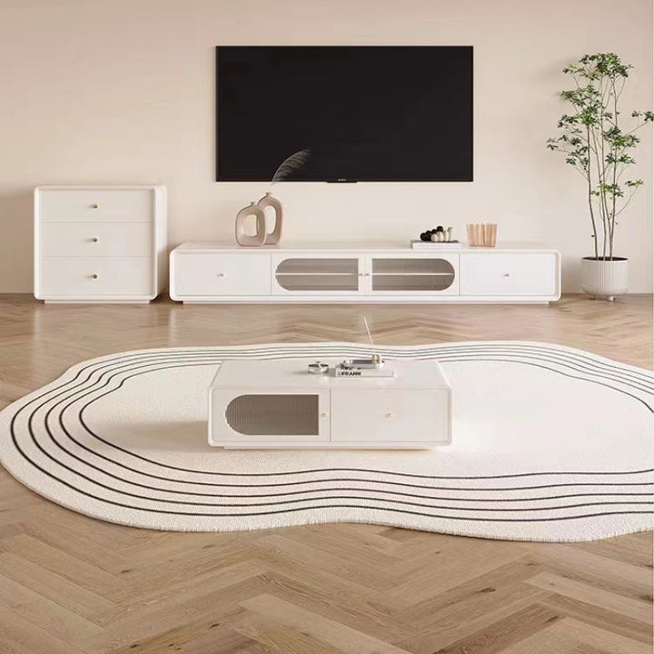 Lisslune | Irregular round rug home decoration