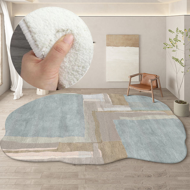 Lisslune | Irregular round rug home decoration