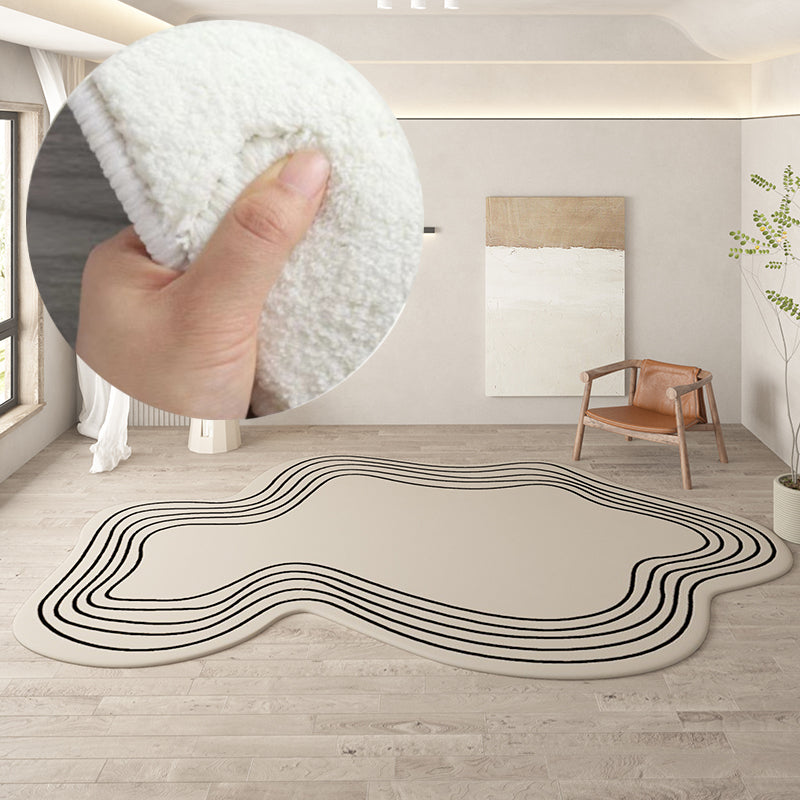 Lisslune | Irregular round rug home decoration