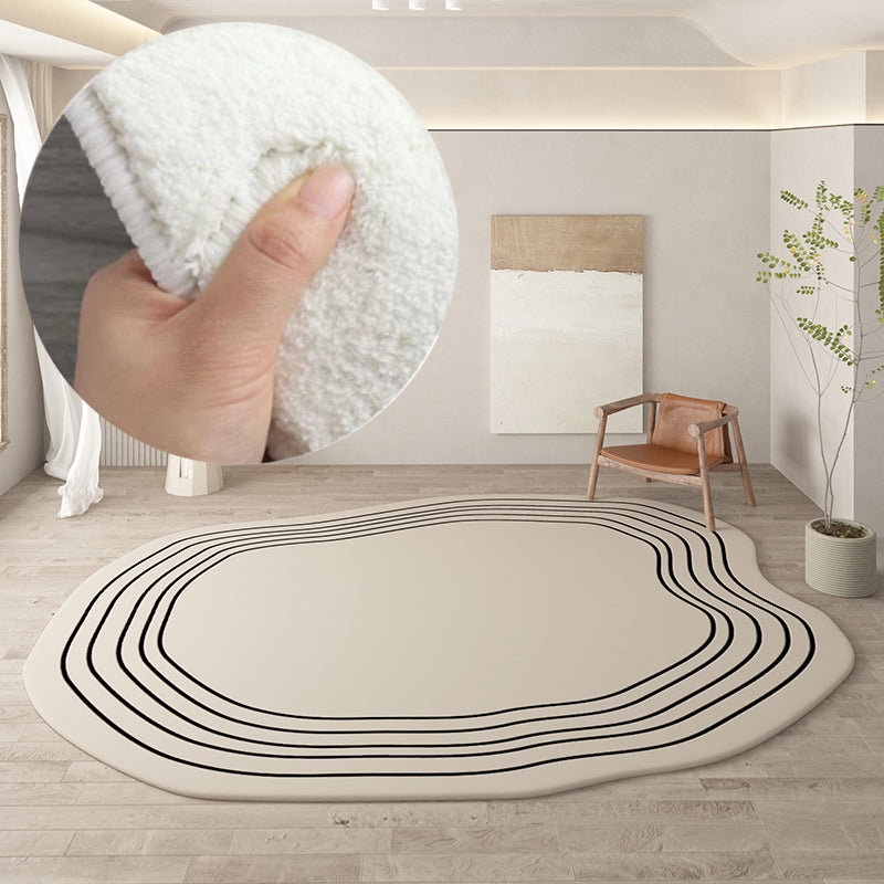 Lisslune | Irregular round rug home decoration