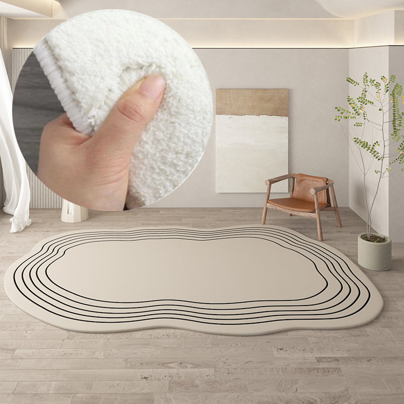 Lisslune | Irregular round rug home decoration