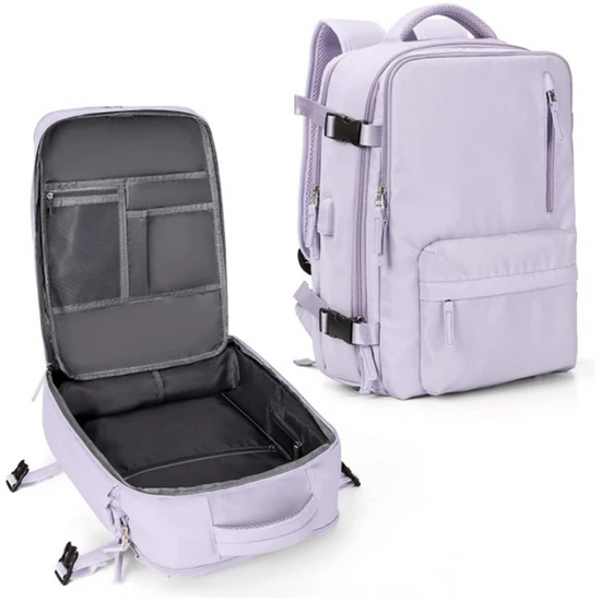 Lisslune | TrekVault Waterproof Backpack: 25L Anti-Theft Design with Laptop Compartment