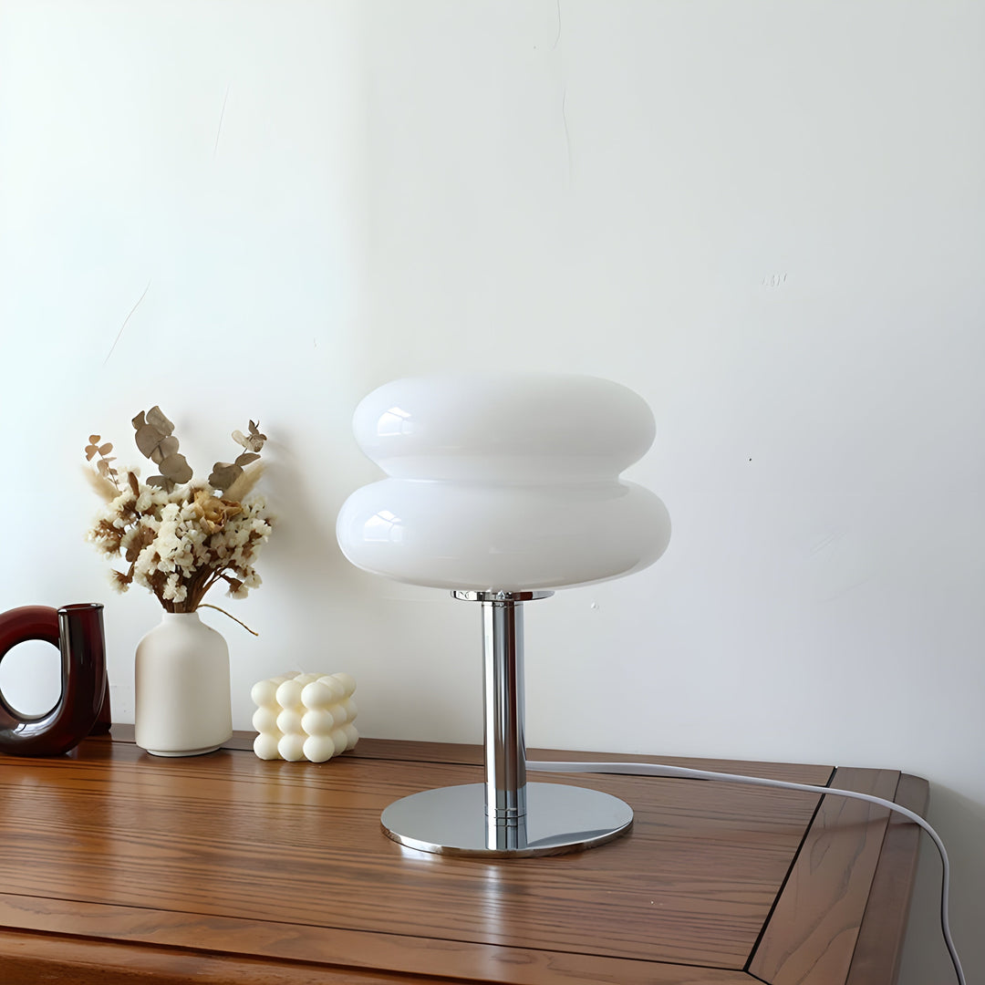 Lisslune | Italian Designer Glass Egg Tarts LED Table Lamp