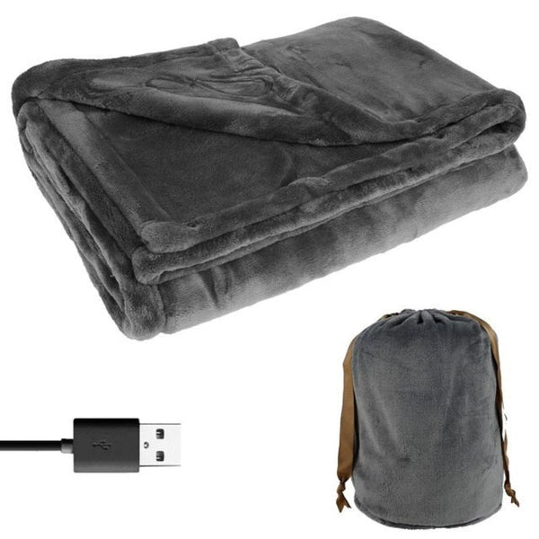 Lisslune | Cordless Electric Heated Blanket – Portable USB Flannel Heated Throw