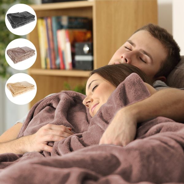Lisslune | Cordless Electric Heated Blanket – Portable USB Flannel Heated Throw