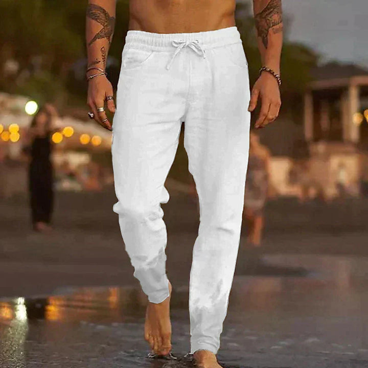 Lisslune | – Casual linen trousers for men