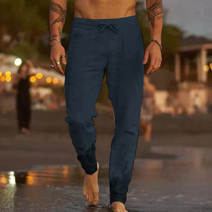 Lisslune | – Casual linen trousers for men