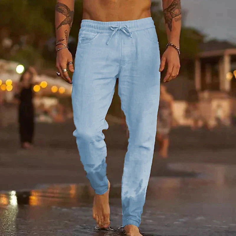 Lisslune | – Casual linen trousers for men