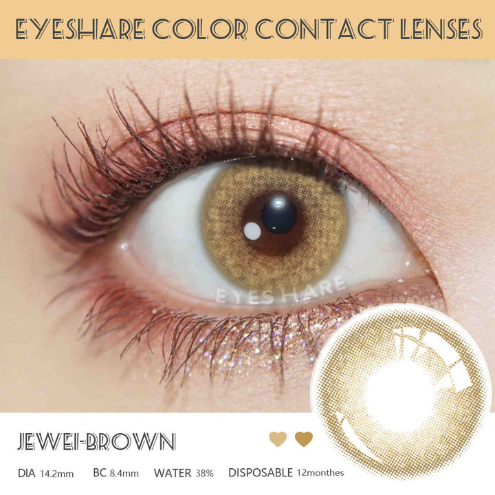 Rynx JEWEI BROWN  14.2mm 1 Pair | 1 Year