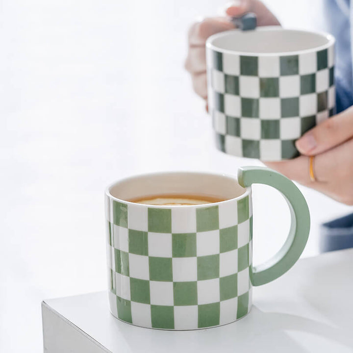 Lisslune | Creative checkered mug
