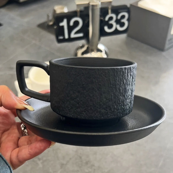 Lisslune | Stone textured coffee mug set