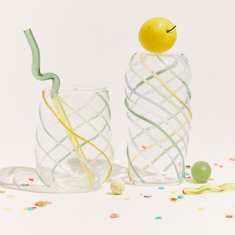 Lisslune | Handmade confetti glass with sugar coating