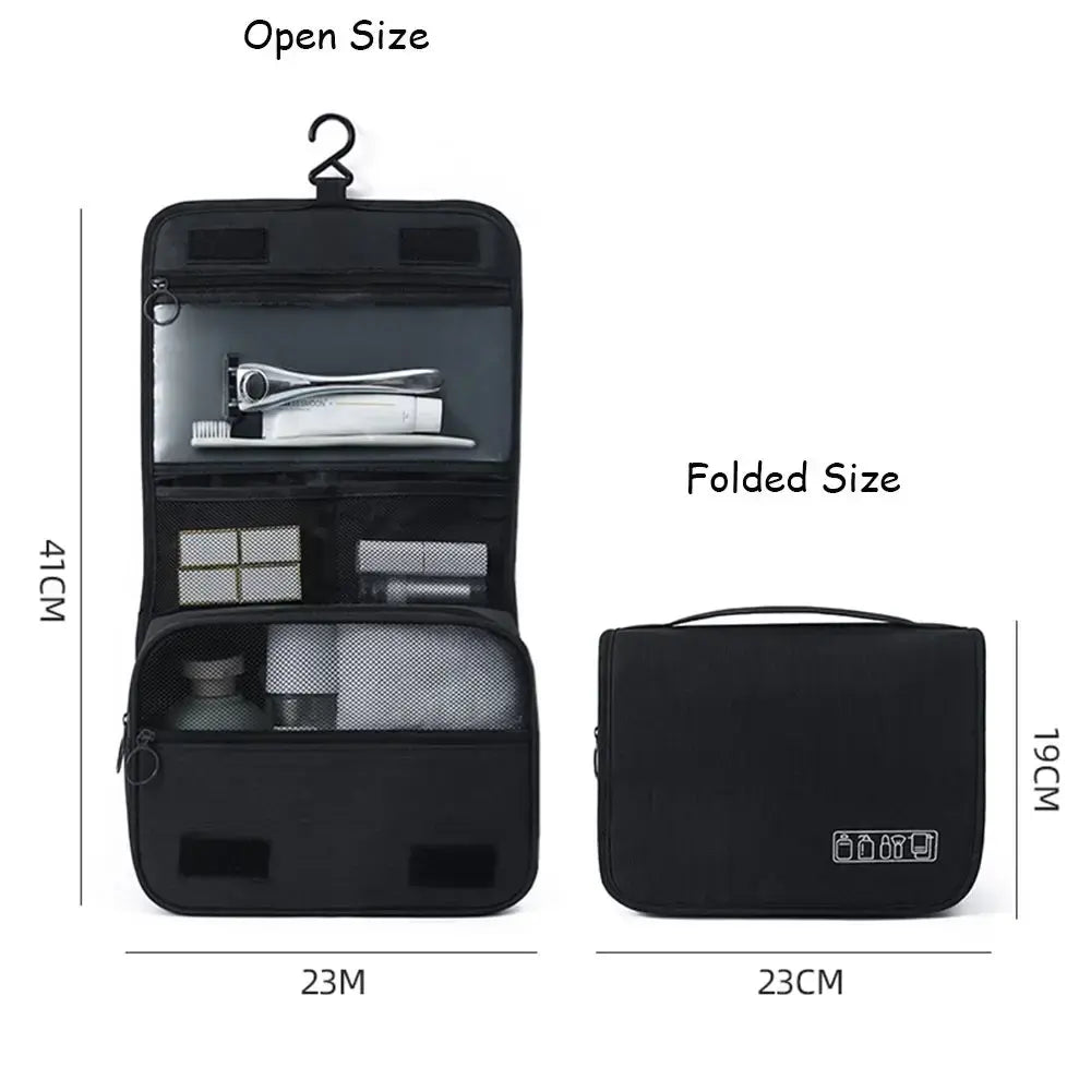 Lisslune | CompactCare Toiletry Bag – Foldable, Water-Repellent and Practical for Travel