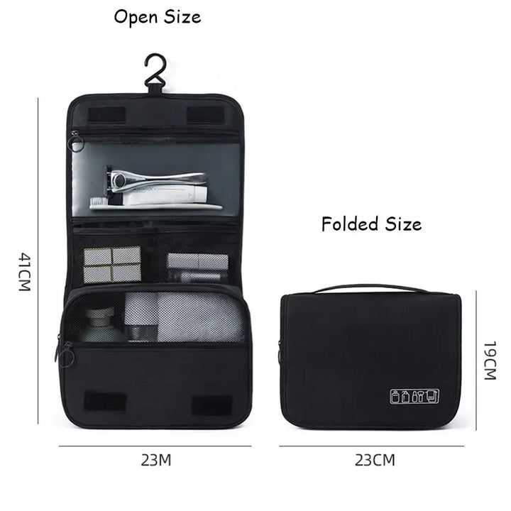 Lisslune | CompactCare Toiletry Bag – Foldable, Water-Repellent and Practical for Travel