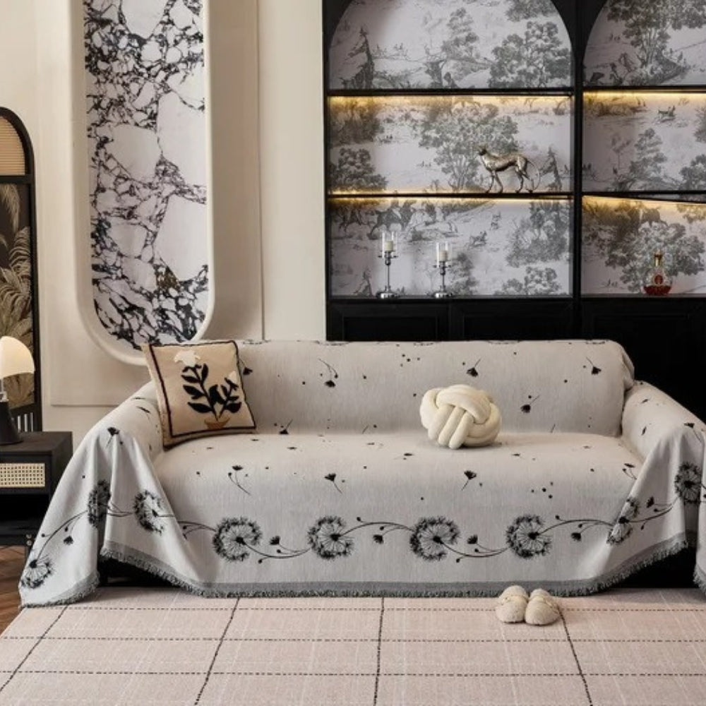 Lisslune | Japandi Dandelion Puff Sofa Cover