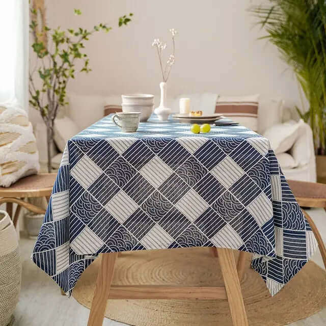 Lisslune | Japanese Style Linen Tablecloth