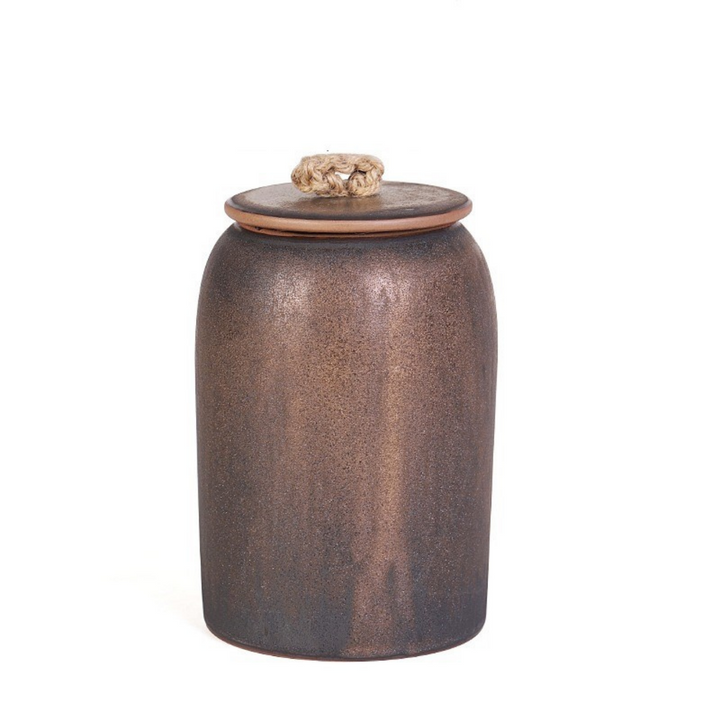 Lisslune | Japanese tea canisters made of ceramics, retro stoneware, airtight, Gong-Fu made of ceramics, for candies, tea ceremony accessories
