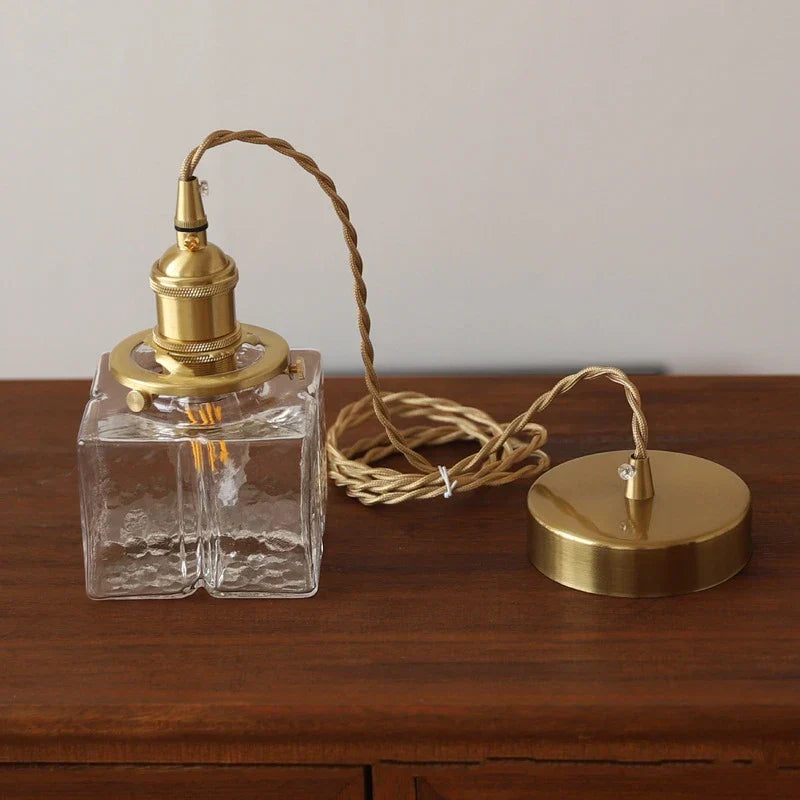 Lisslune | NihonGlow - Rustic ceiling light made of brass
