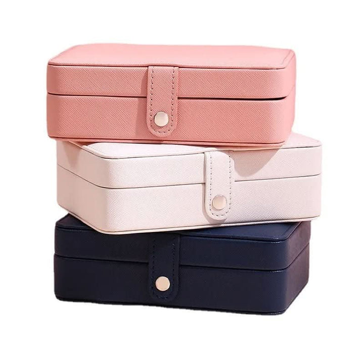 Lisslune | Elegant Leather Jewelry Box for Rings & Earrings
