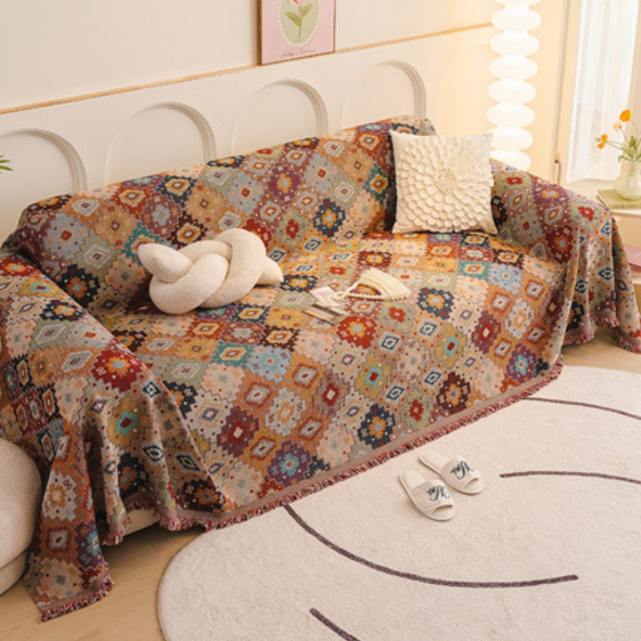 Lisslune | Jewel Vintage Mosaic Sofa Cover