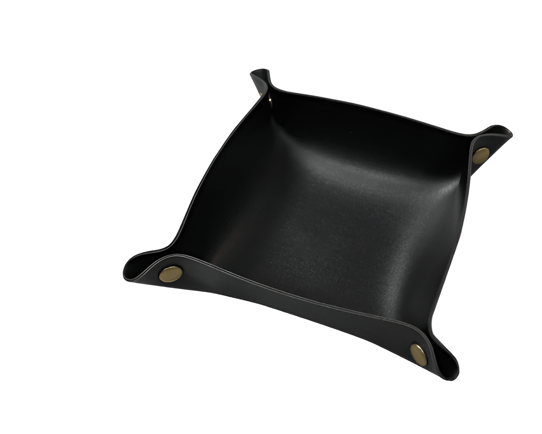 Lisslune | Leather tray catch basin storage box