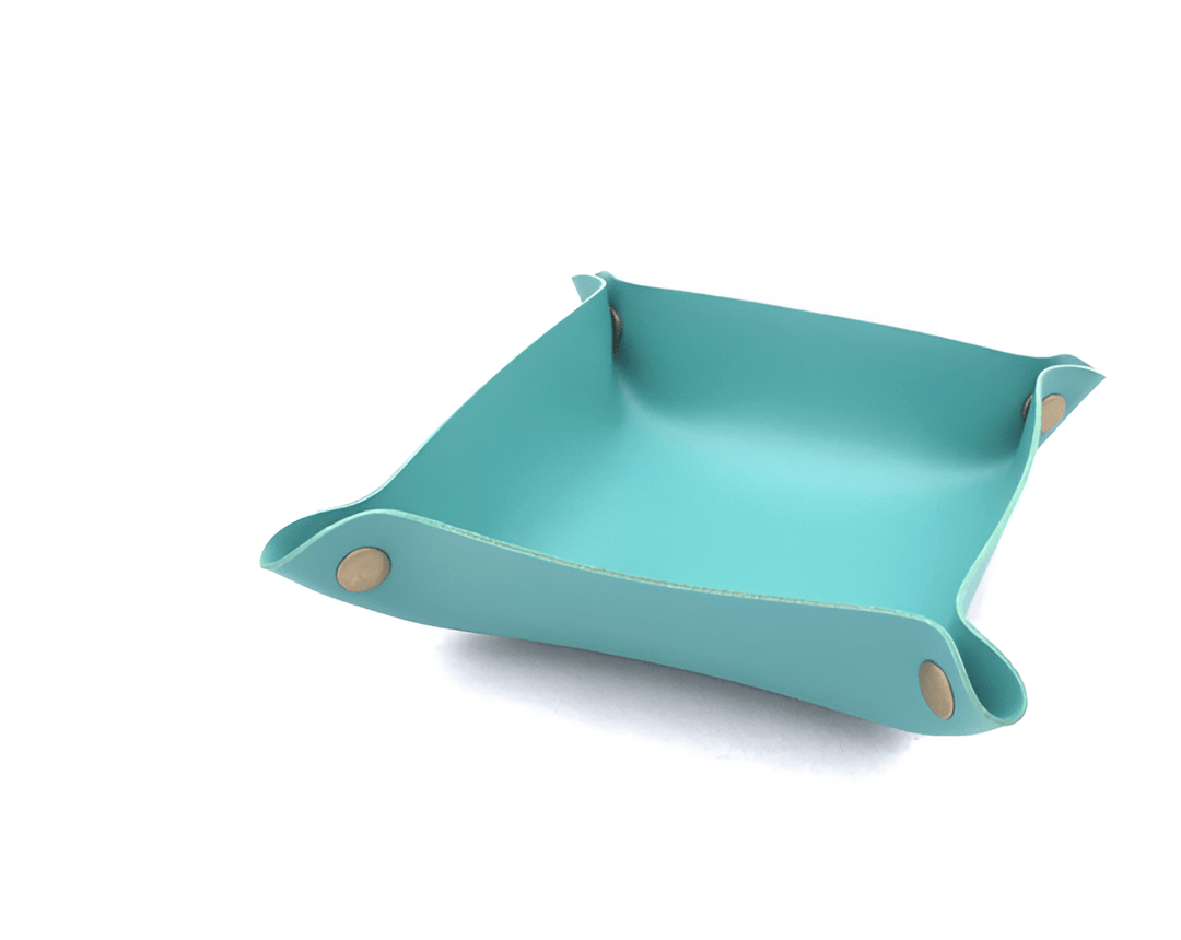 Lisslune | Leather tray catch basin storage box