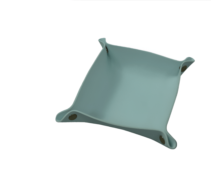 Lisslune | Leather tray catch basin storage box