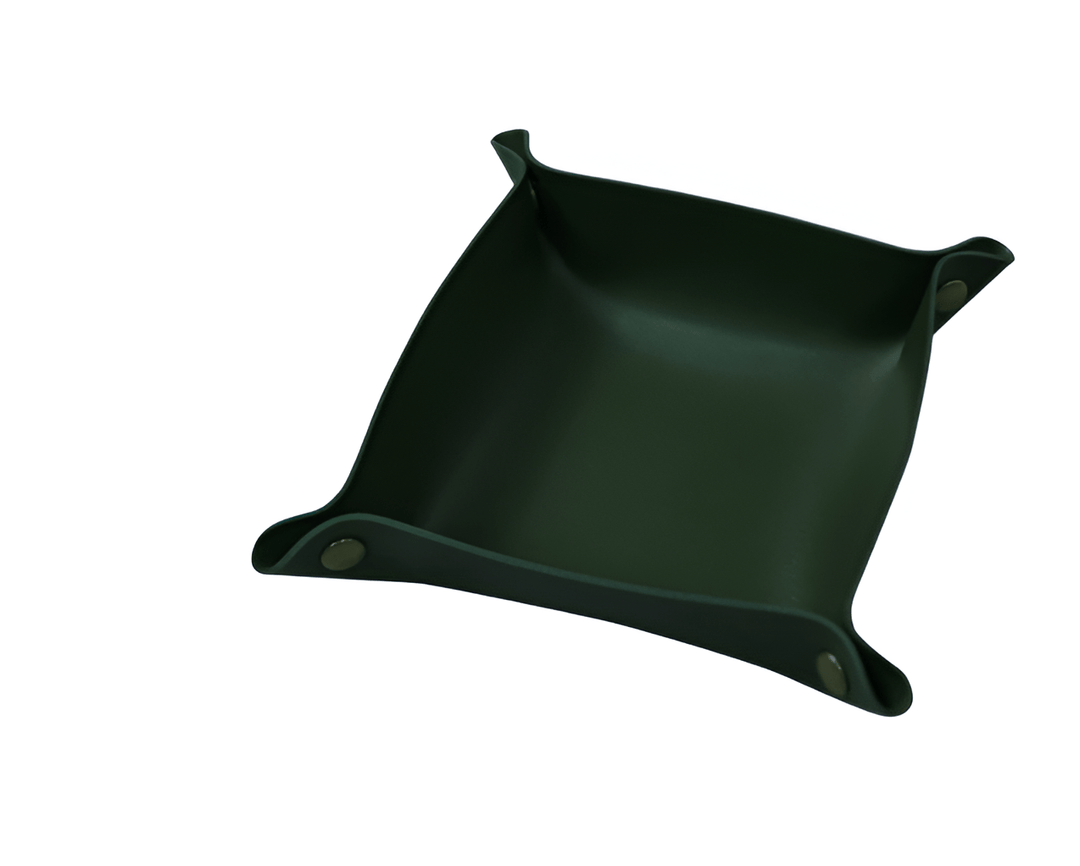 Lisslune | Leather tray catch basin storage box