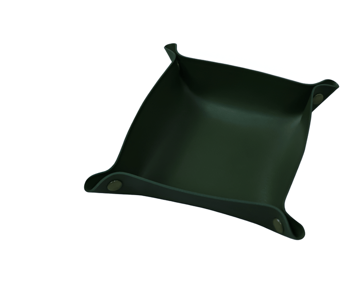 Lisslune | Leather tray catch basin storage box