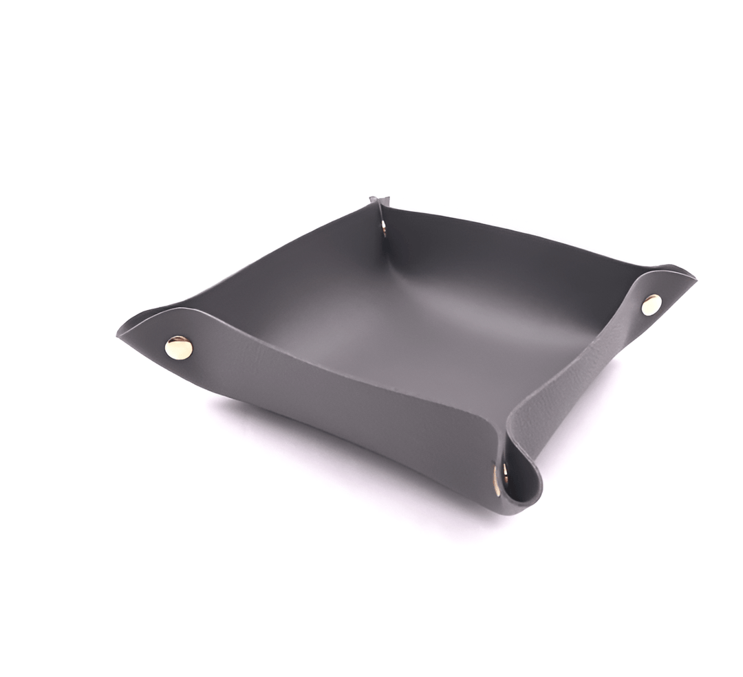 Lisslune | Leather tray catch basin storage box