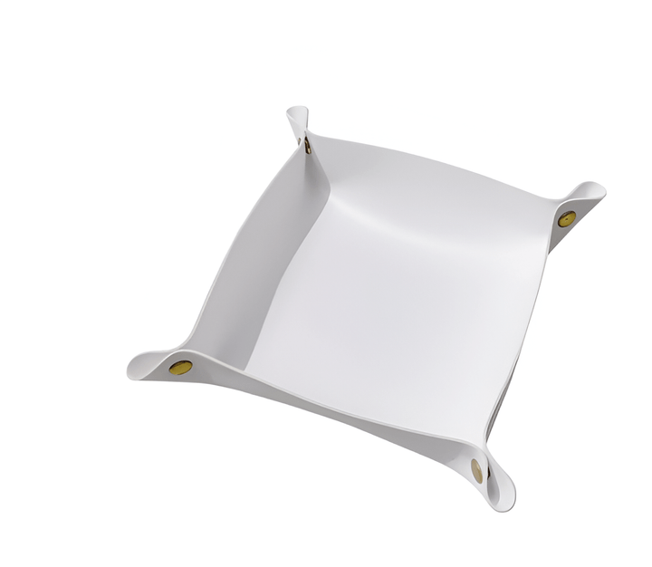 Lisslune | Leather tray catch basin storage box