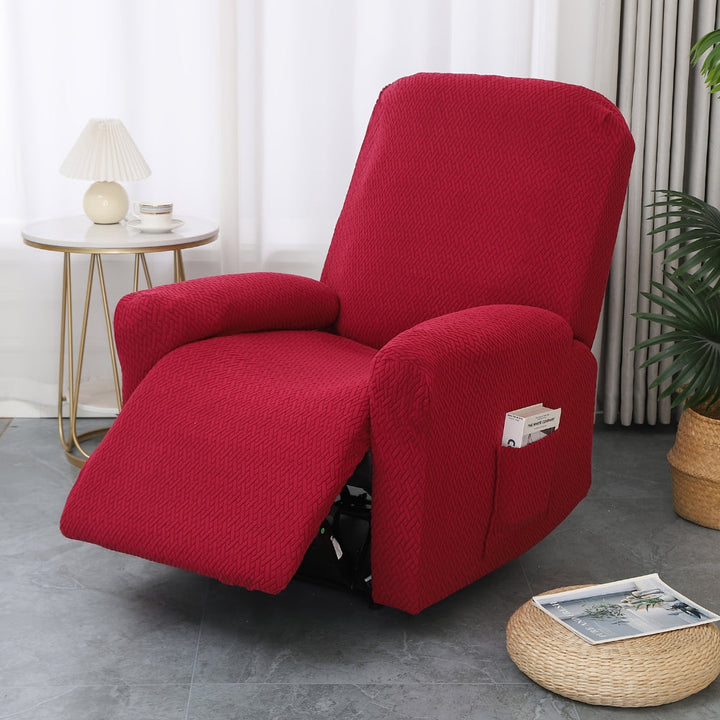 Lisslune | Juno Fitted Recliner Chair Cover Soft Pocket