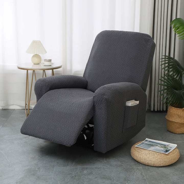 Lisslune | Juno Fitted Recliner Chair Cover Soft Pocket
