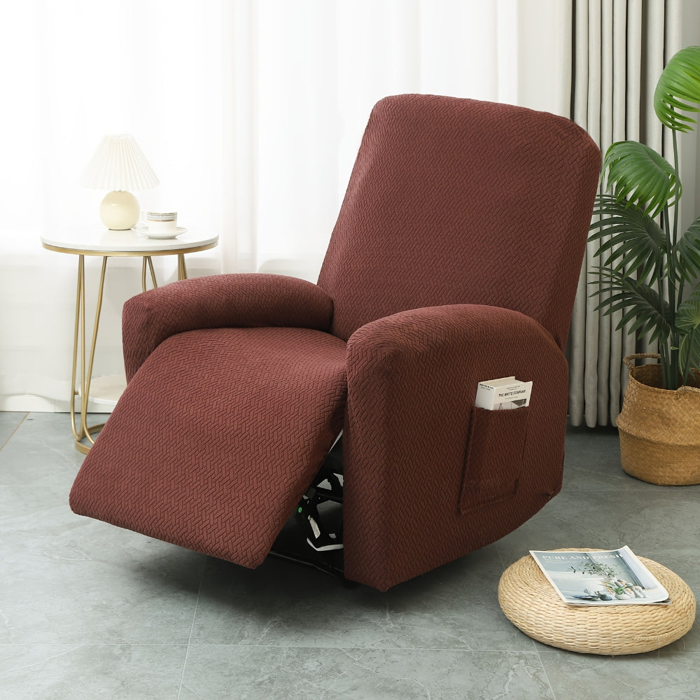 Lisslune | Juno Fitted Recliner Chair Cover Soft Pocket