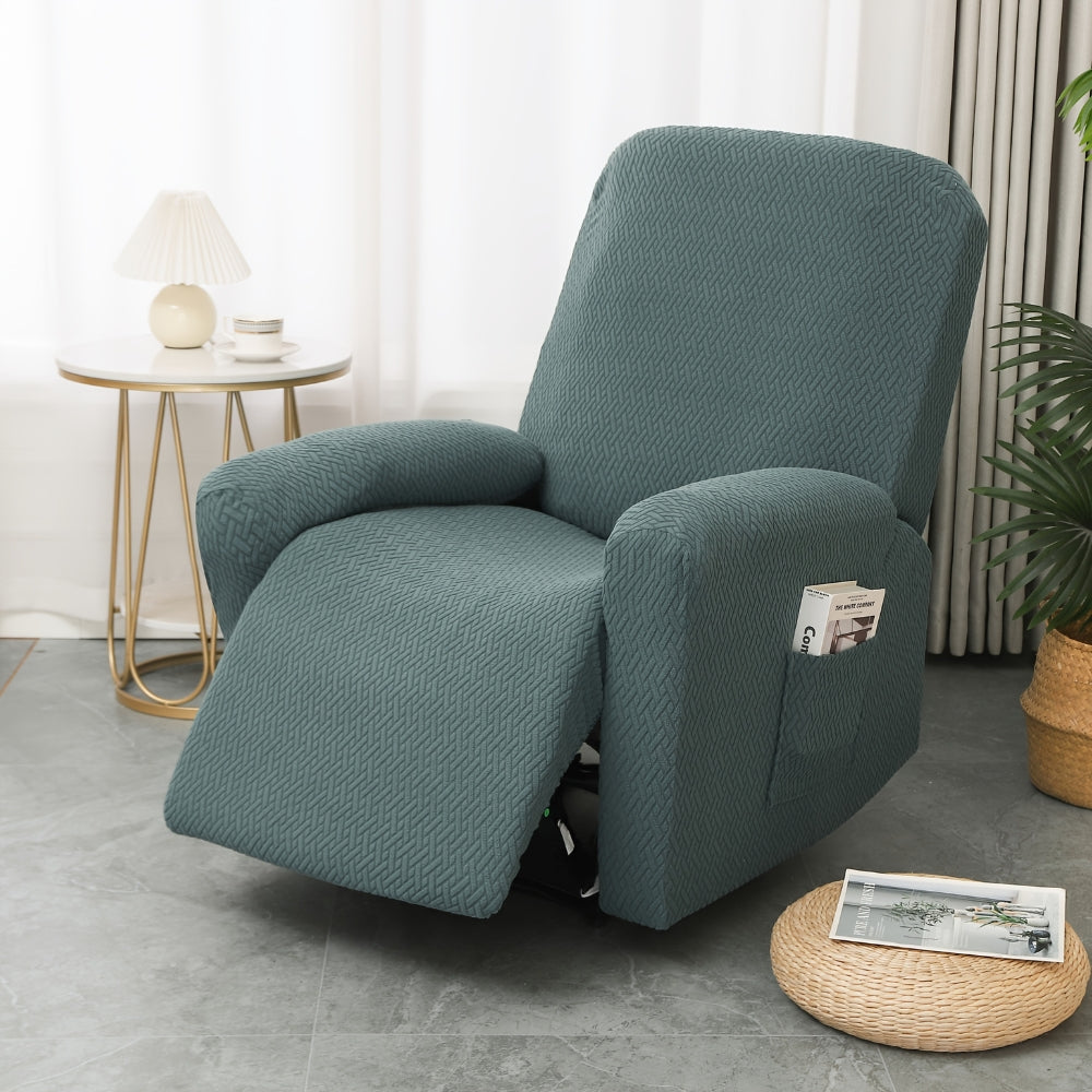 Lisslune | Juno Fitted Recliner Chair Cover Soft Pocket