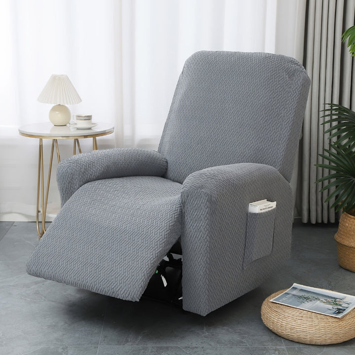 Lisslune | Juno Fitted Recliner Chair Cover Soft Pocket
