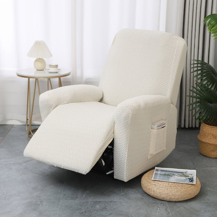 Lisslune | Juno Fitted Recliner Chair Cover Soft Pocket