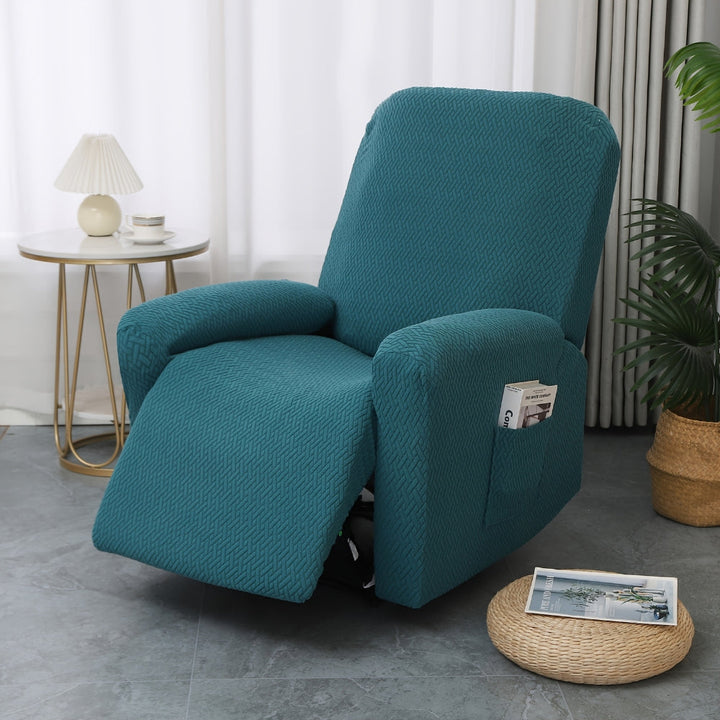 Lisslune | Juno Fitted Recliner Chair Cover Soft Pocket