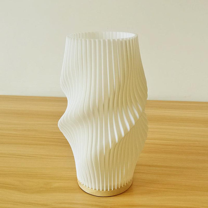 Lisslune | CharmAura - Sophisticated Cream Table Lamp