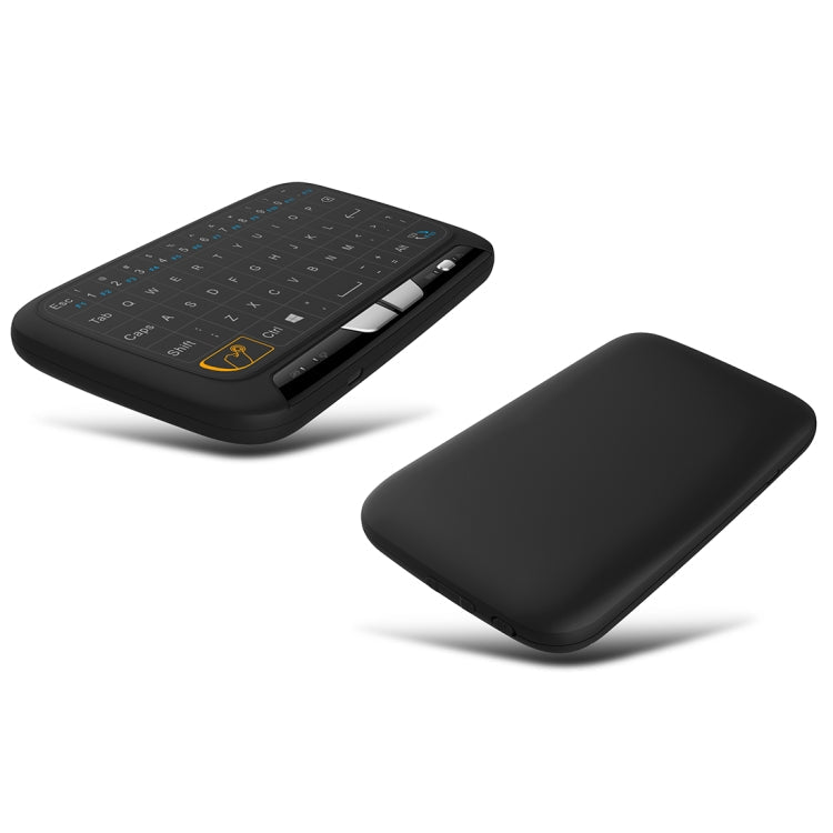 Lisslune | H18 2.4GHz Mini Wireless Air Mouse QWERTY Keyboard with Touchpad / Vibration for PC, TV (Black)