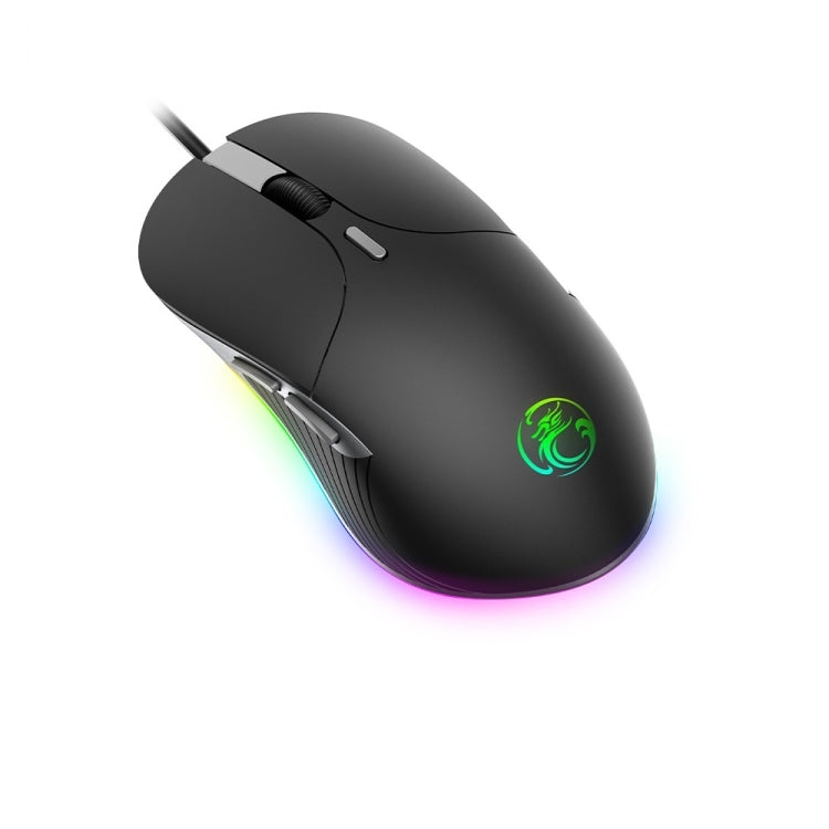 Lisslune | iMICE X6 Wired Mouse 6-Button Colorful RGB Gaming Mouse (Black)