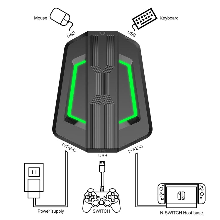 Lisslune | HXSJ P6 Keyboard Mouse Converter
